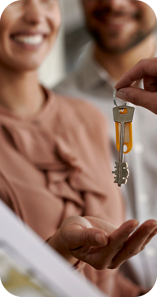 people receiving their home key