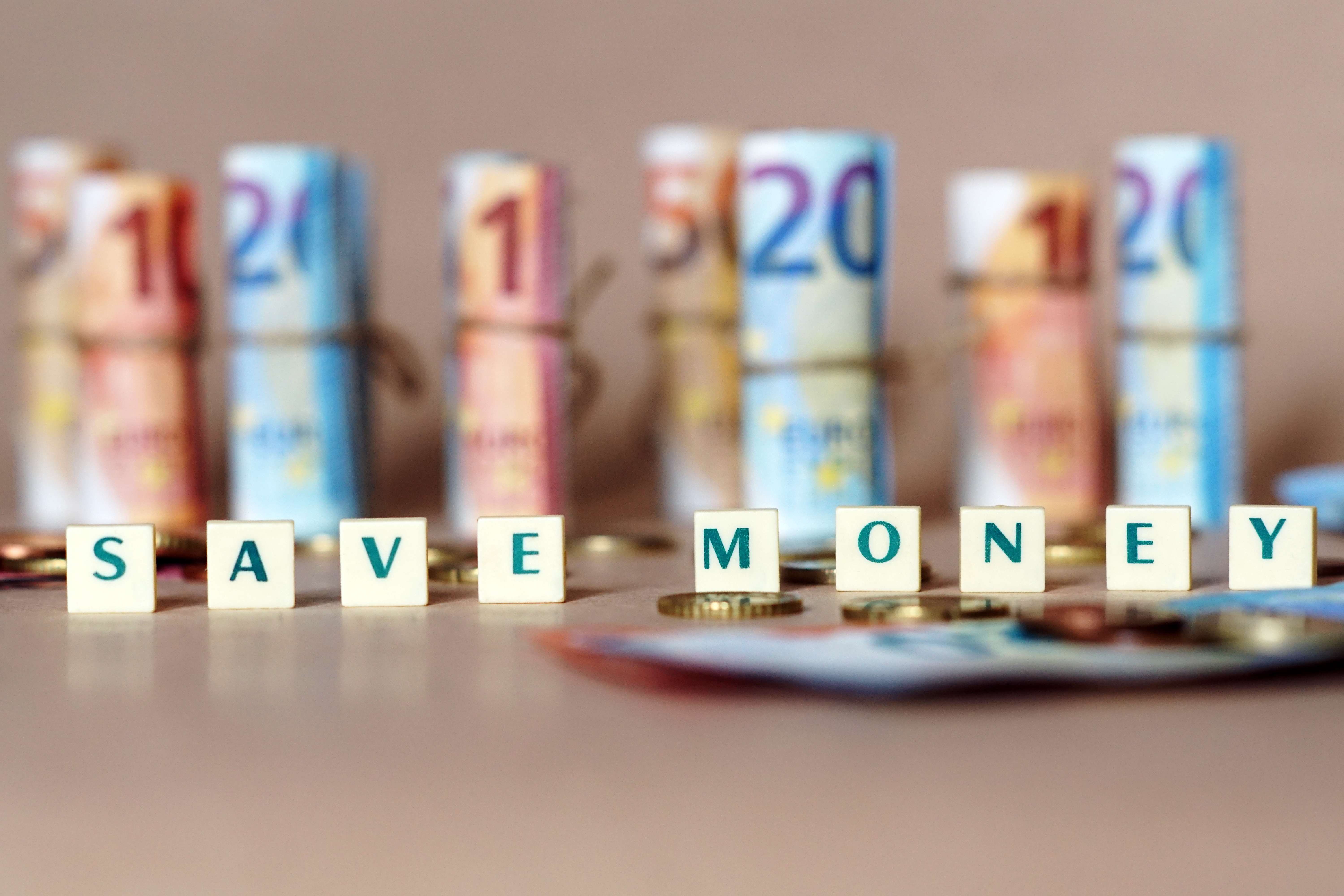 argent économisé argent