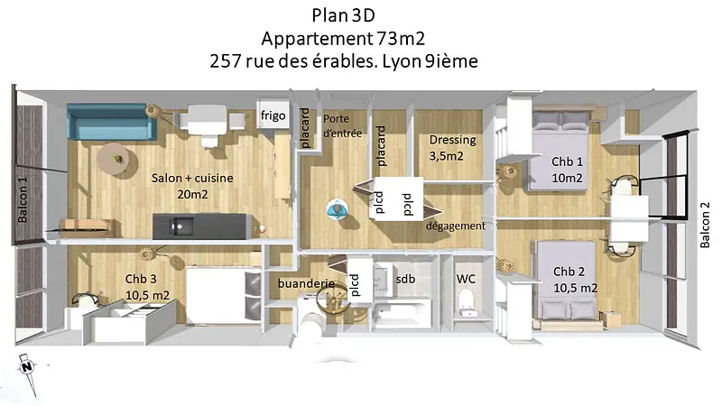 Photo du 257 Rue des Érables, 69009 Lyon, France Lyon