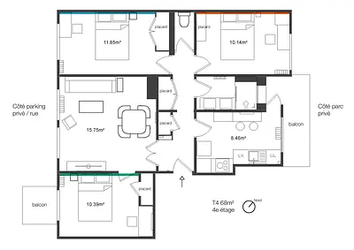 Photo du 16 Rue Montmorency, 31200 Toulouse, France Toulouse