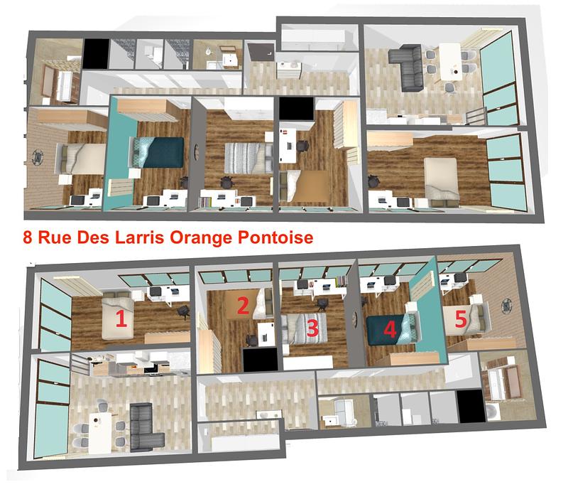 Photo de la chambre 1 du 8 Rue Les Larris Orange 95000 Pontoise